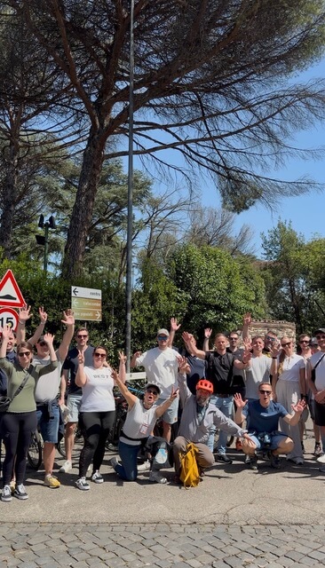 Firmenevent April 2026 - 34 Personen Elis Kolosseum Vatikan Fahrrad